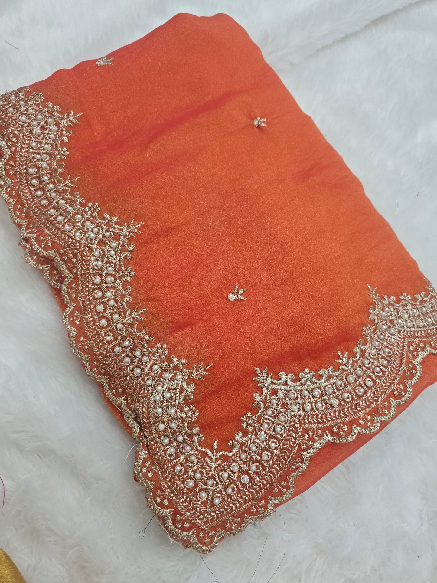 Saree un stiched blouse code SLS 370