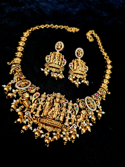 Neck set with earrings code SLS 717J