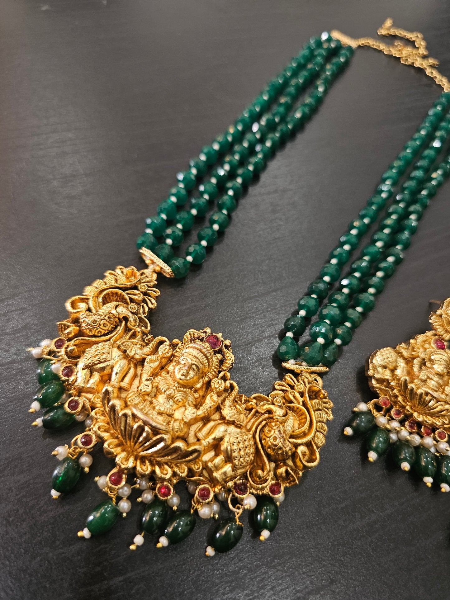 Long set with earrings code SLS 518J