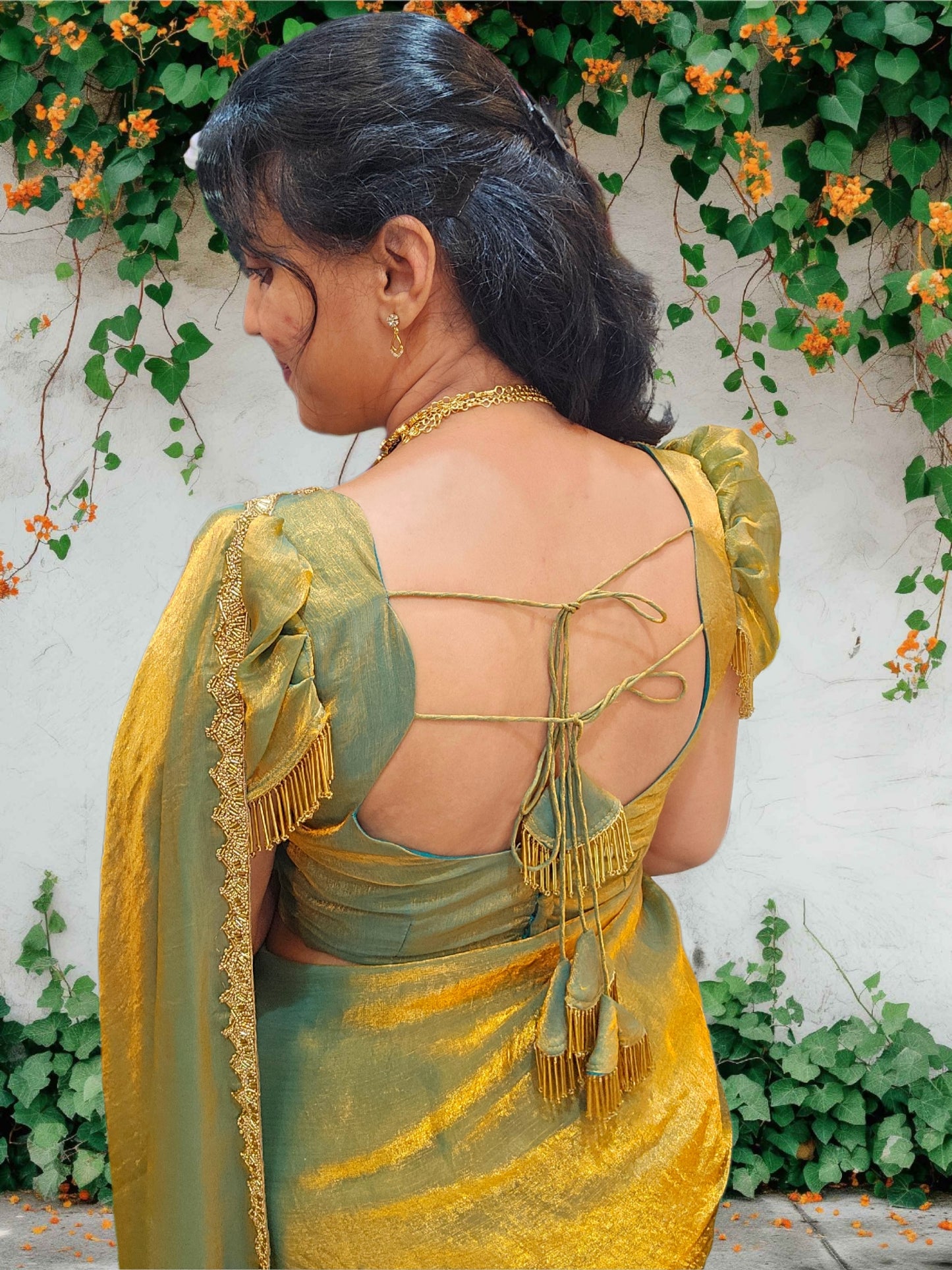 Saree un stitched blouse - SLS74