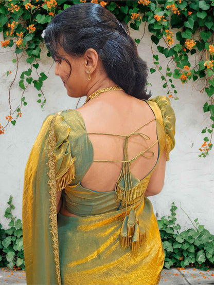 Saree un stitched blouse - SLS74