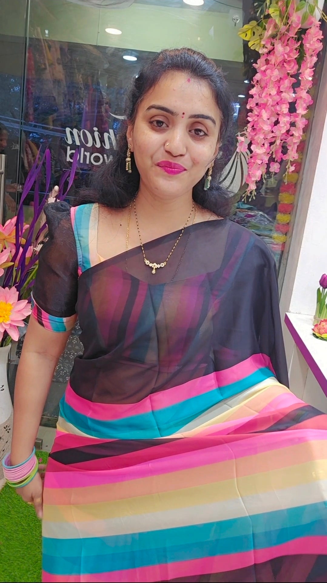 Saree un stiched blouse code SLS 451