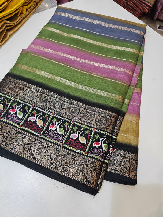 Saree un stiched blouse code SLS 477