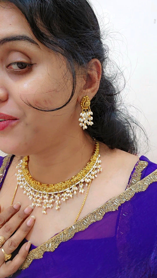 Neck set with earrings Code SLS 309 J