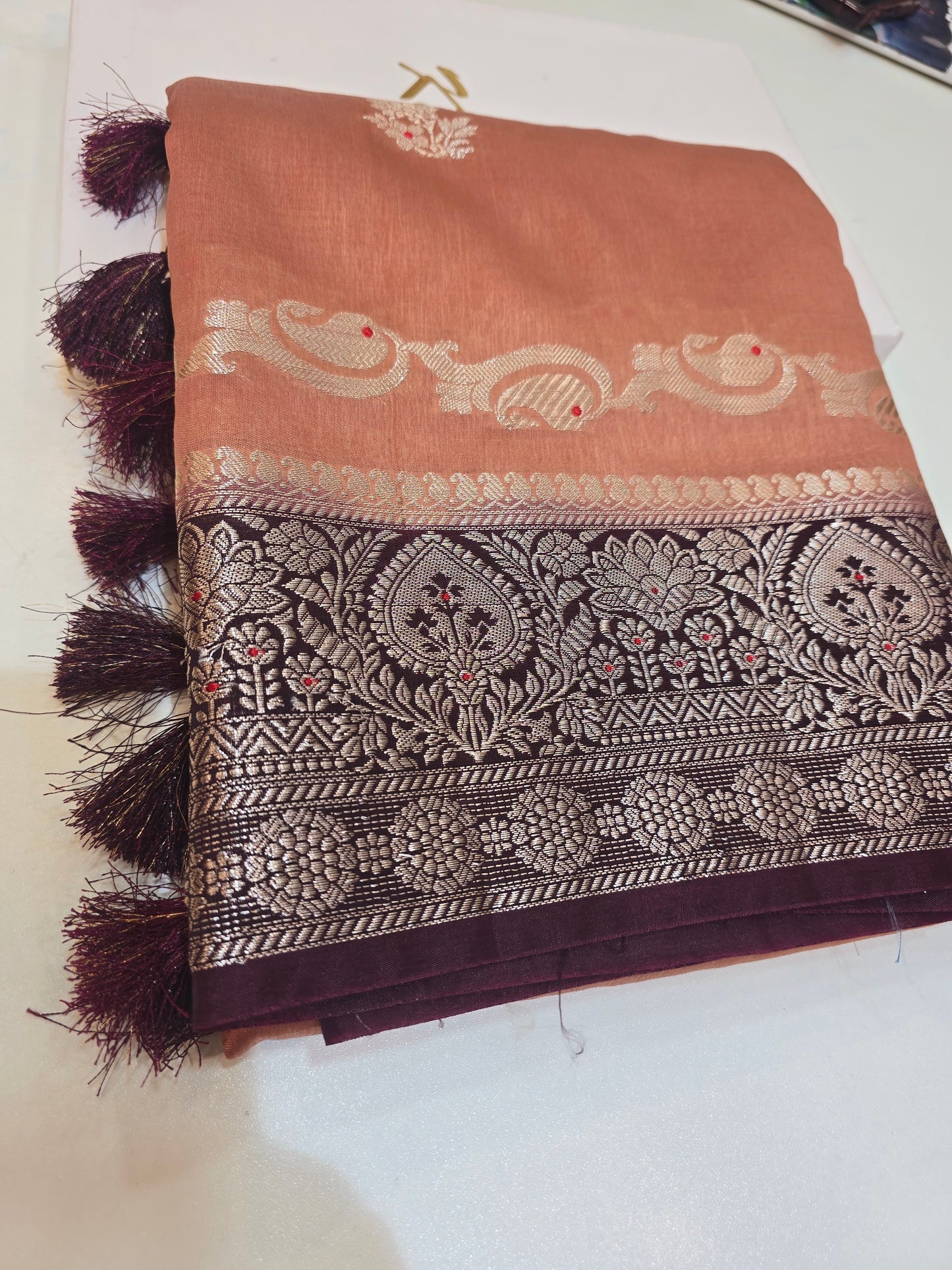 Saree un stiched blouse code SLS 249