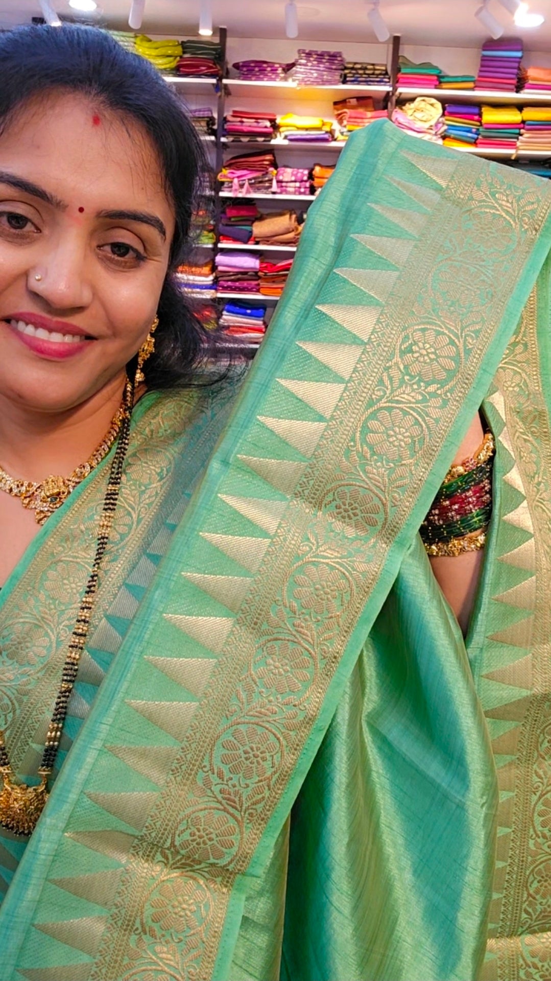 Saree un stiched blouse code SLS 537