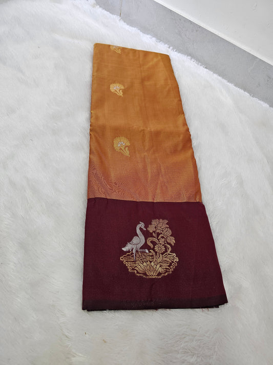 Saree un stiched blouse code SLS 580