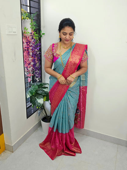 Saree un stiched blouse code SLS 633