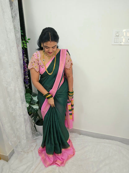 Saree un stiched blouse code SLS 469