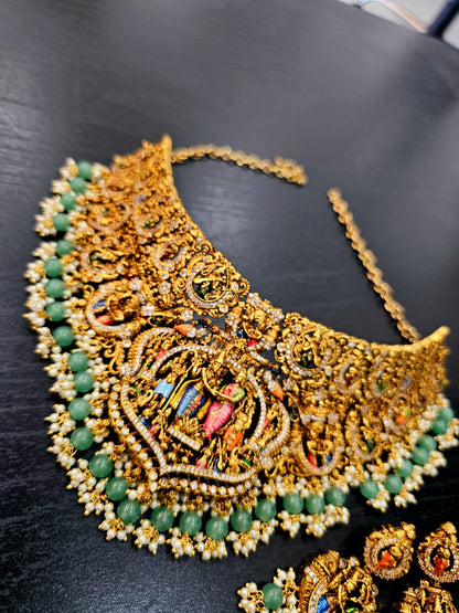 Srinivasa Kalyanam CHOKER with earrings code SLS 443J