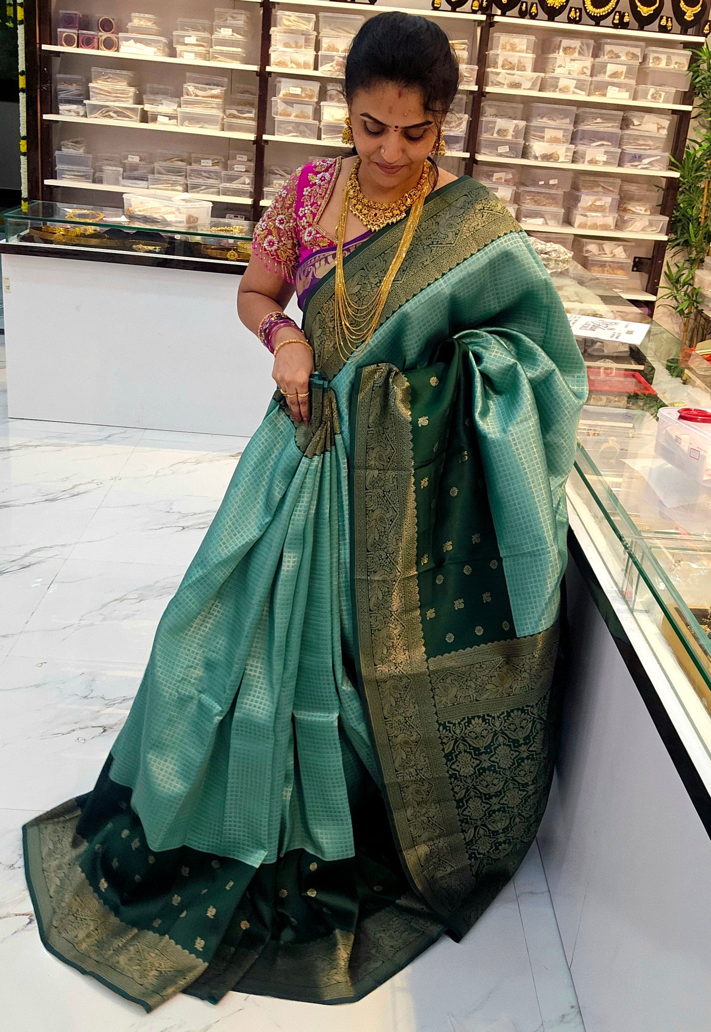 Saree un stiched blouse code SLS 718