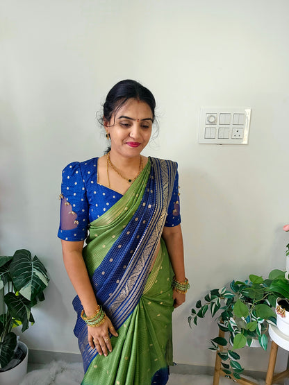 Saree un stiched blouse code SLS 513
