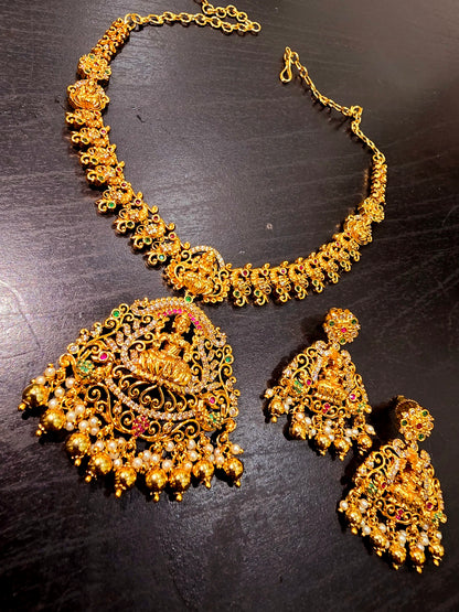 Neck set with earrings Code SLS 373 J