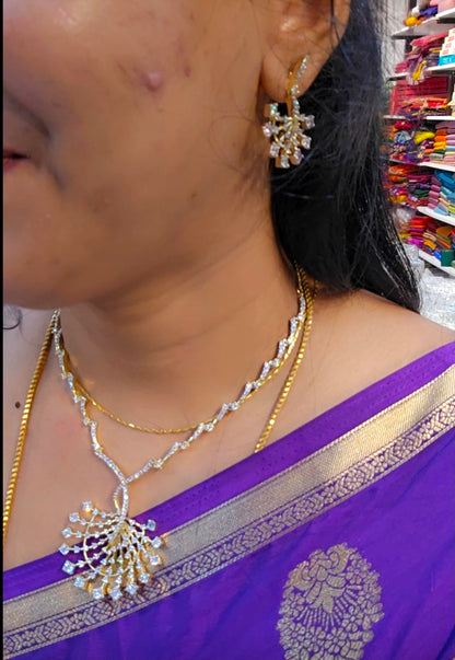 Neck set with earrings code SLS 822J