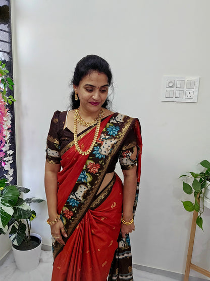 Saree un stiched blouse code SLS 342