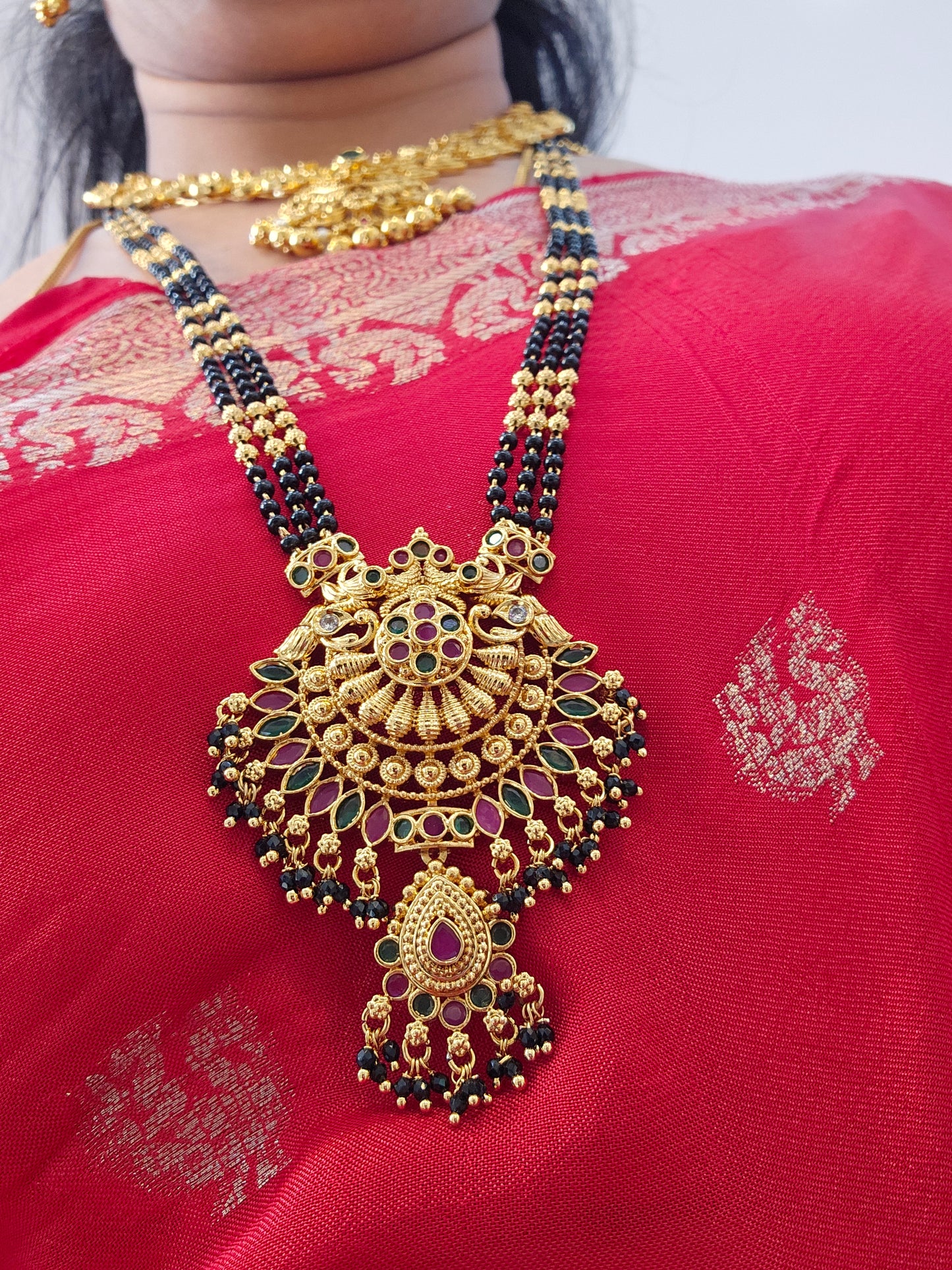 Long black beads code SLS