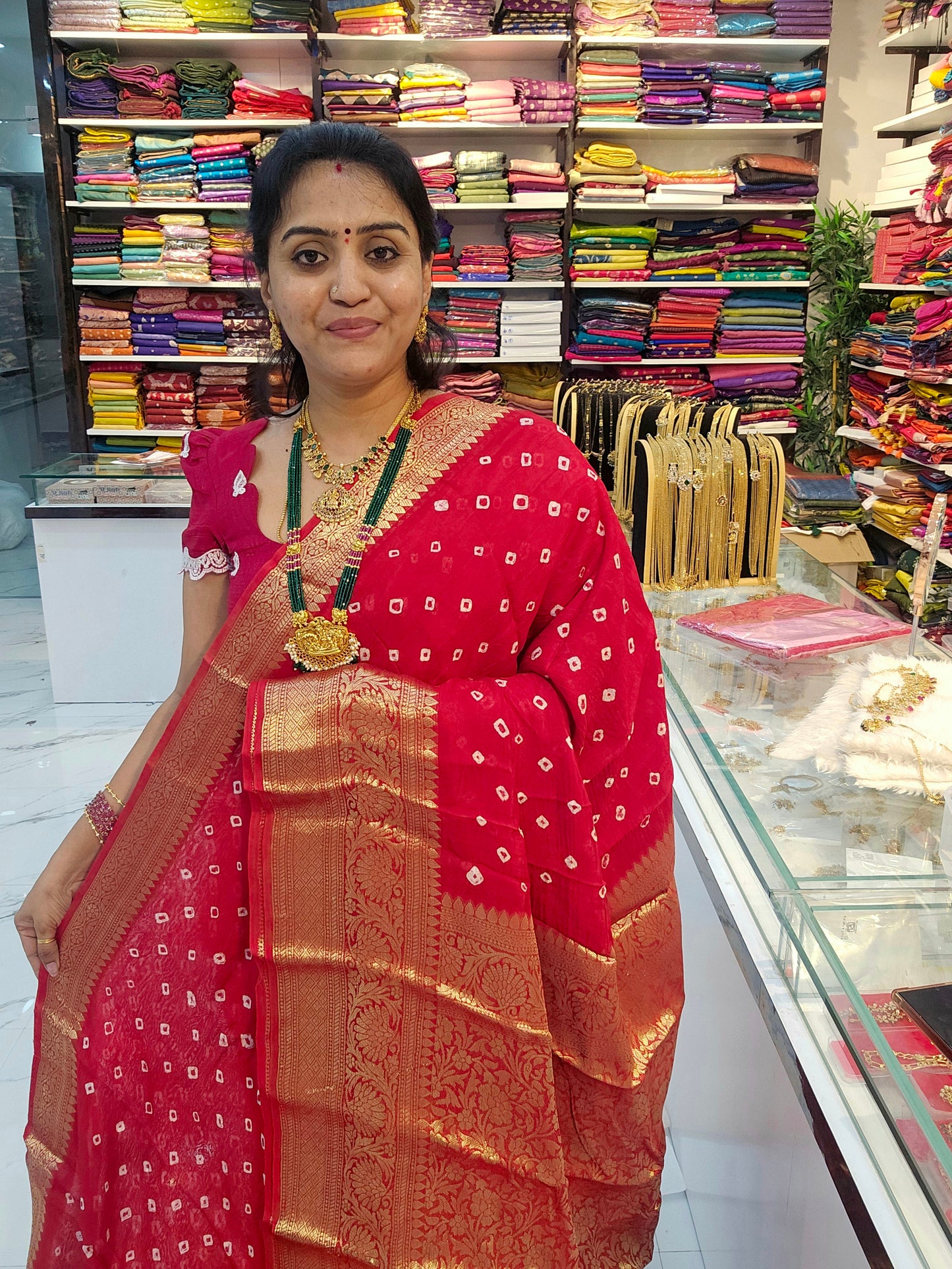 Saree un stiched blouse code SLS 678