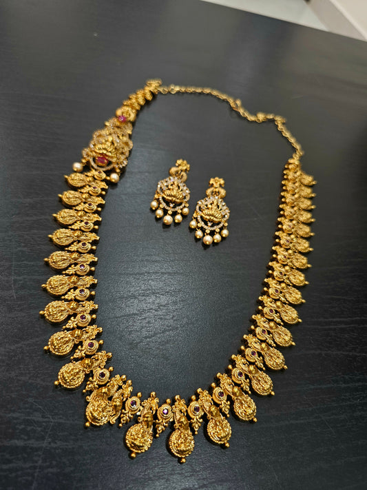 Long set with earrings code SLS 549J