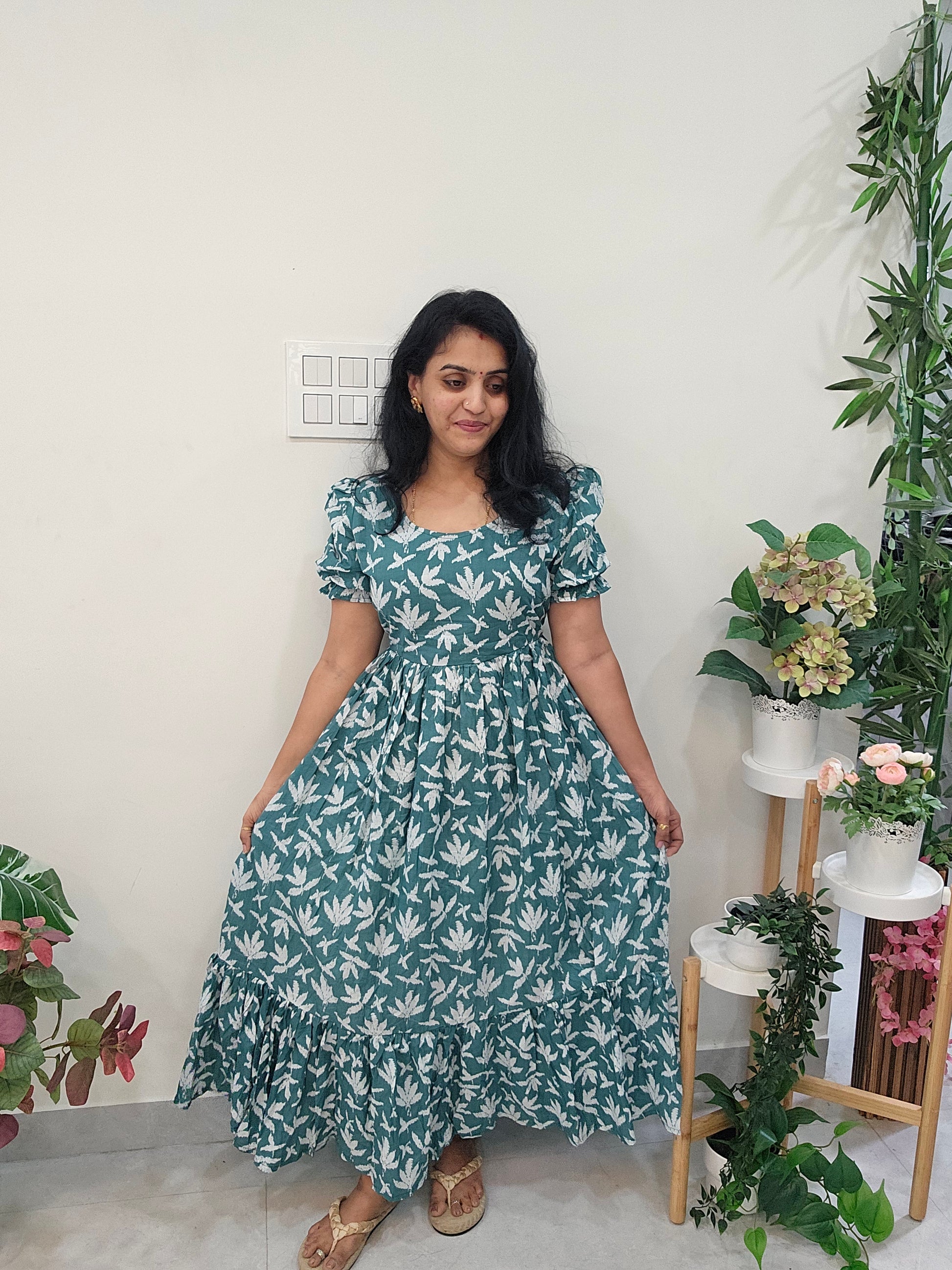 Maxi frock cotton code SLS 200 – SLS Fashion World