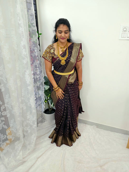 Saree un stiched blouse code SLS 505