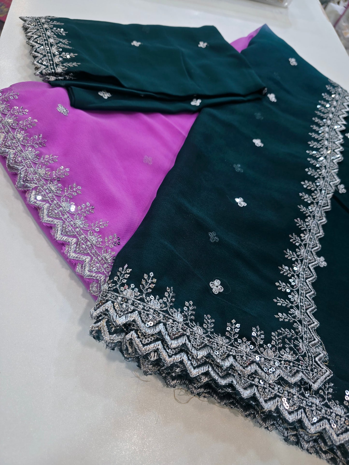 Saree un stiched blouse code SLS 307