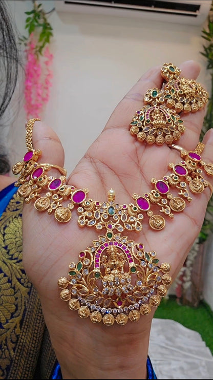 Neck set  with earrings SLS code 348J