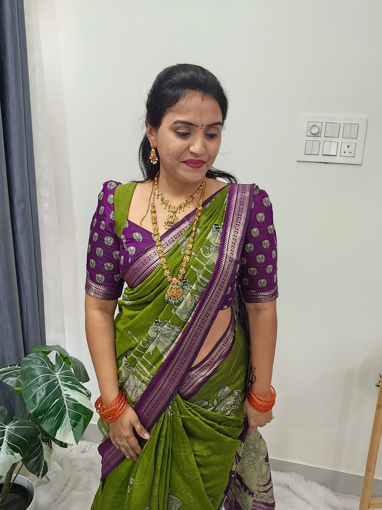 Saree un stiched blouse code SLS 576