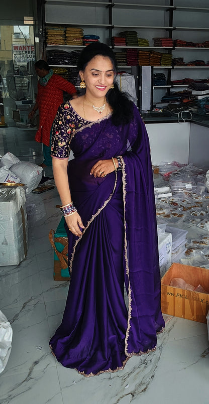 Saree un stiched - SLS 82