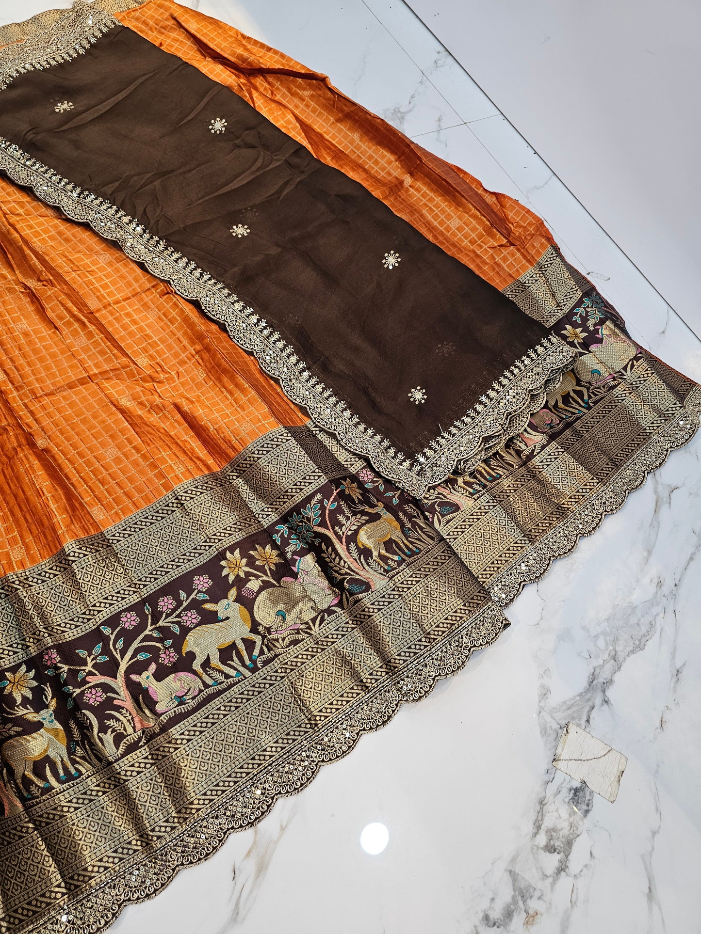 Unstitched lehenga set coad SLS 557