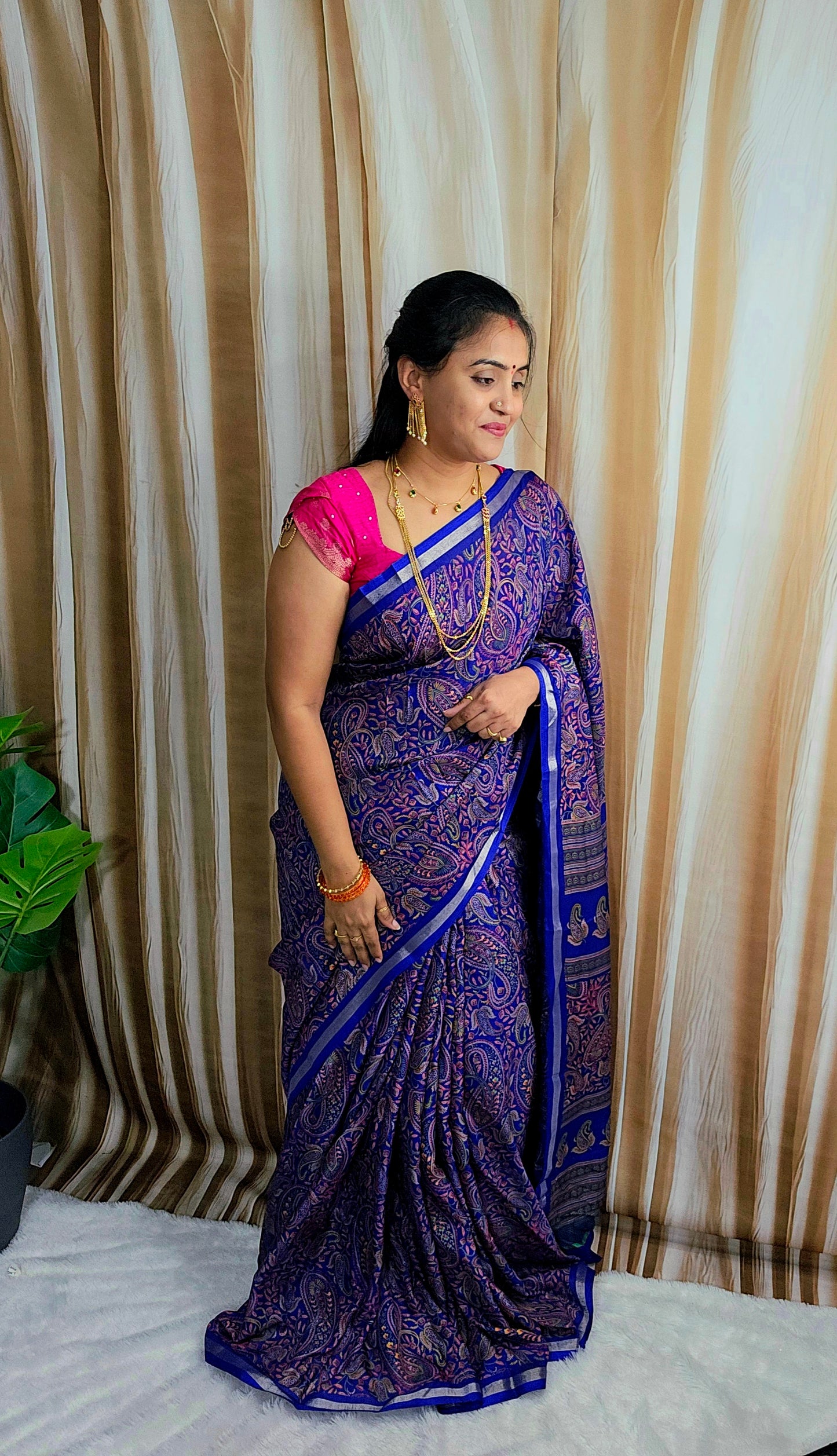 Saree un stiched blouse code SLS 654
