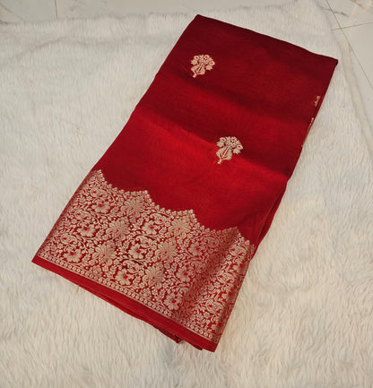 Saree un stiched blouse code SLS 578