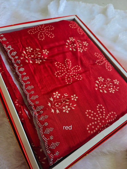 Saree un stiched blouse code SLS