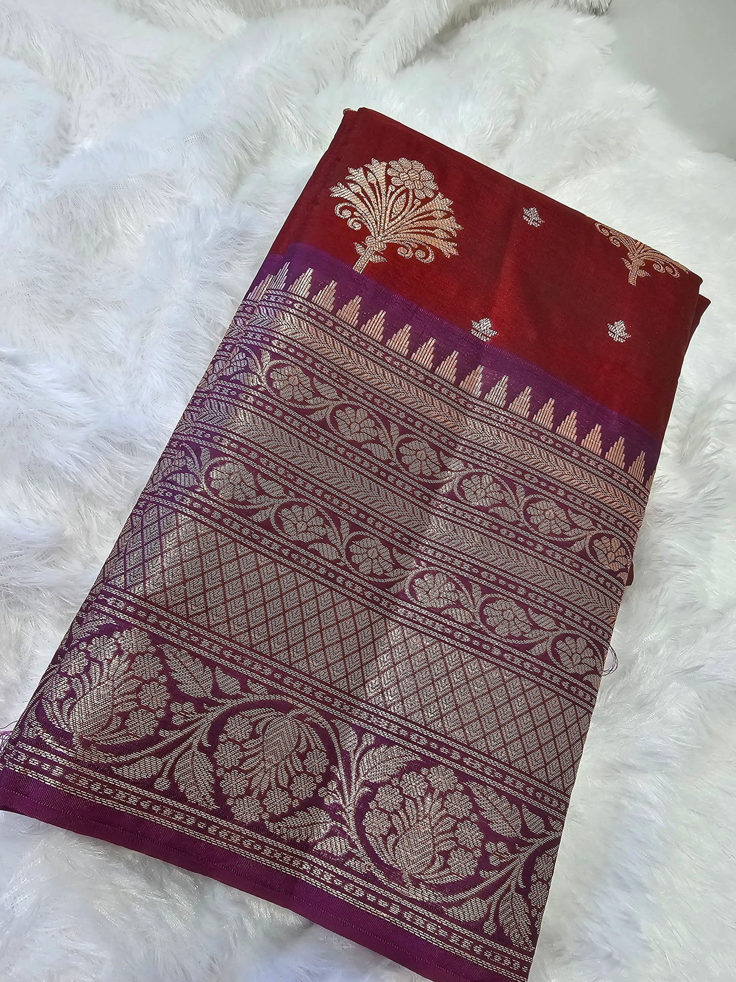 Saree un stiched blouse code SLS 322