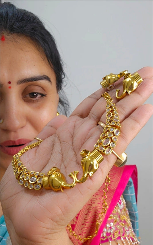 Neck set with earrings code SLS 734J