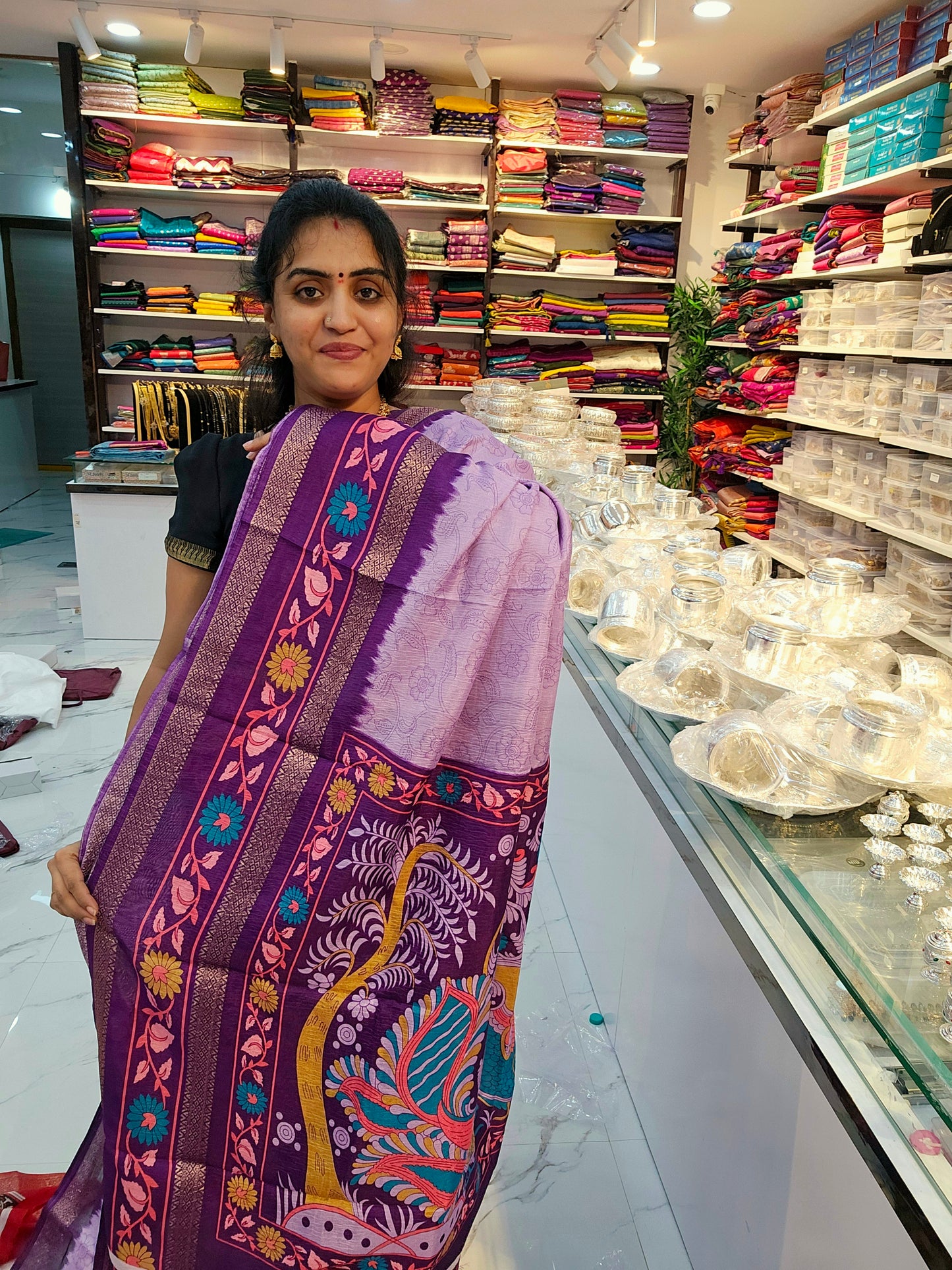 Saree un stiched blouse code 688