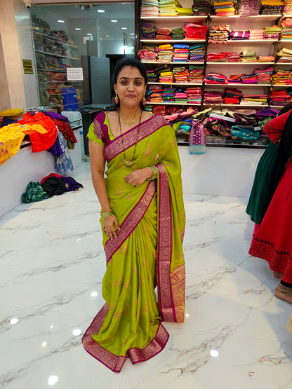 Saree un stiched blouse code SLS 686