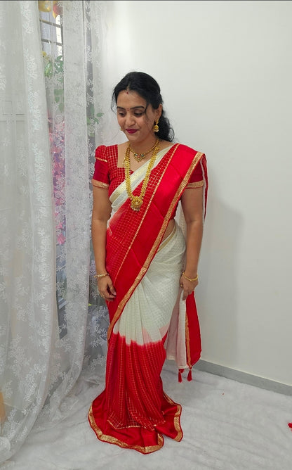 Saree un stiched blouse code SLS 467