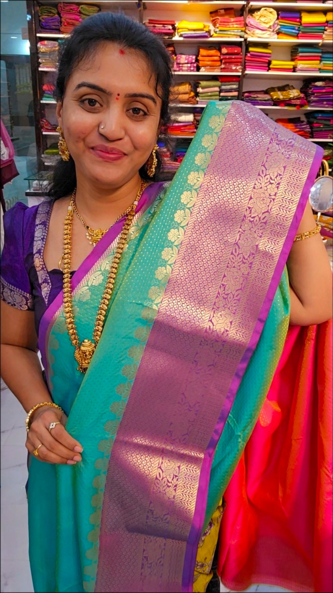 Saree un stiched blouse code SLS 542