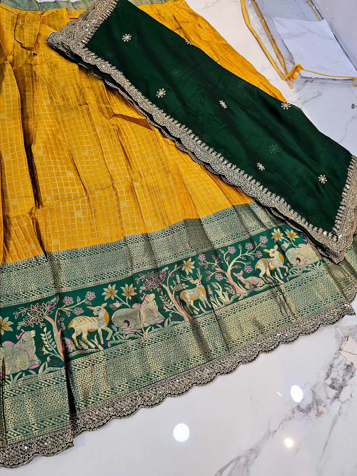Sami stiched  lehenga set coad SLS 557