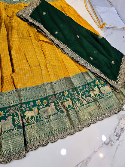 Sami stiched  lehenga set coad SLS 557