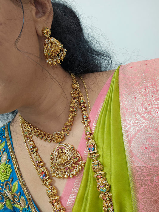 Neck set with earrings code SLS 409J