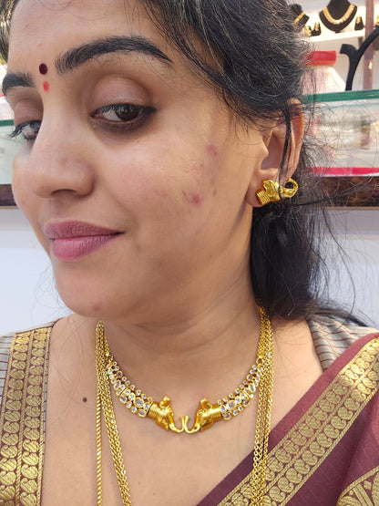Neck set with earrings code SLS 839J
