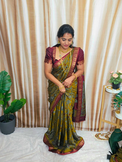 Saree un stiched blouse code SLS 639