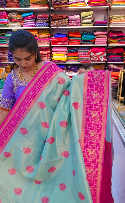 Saree un stiched blouse code SLS 632