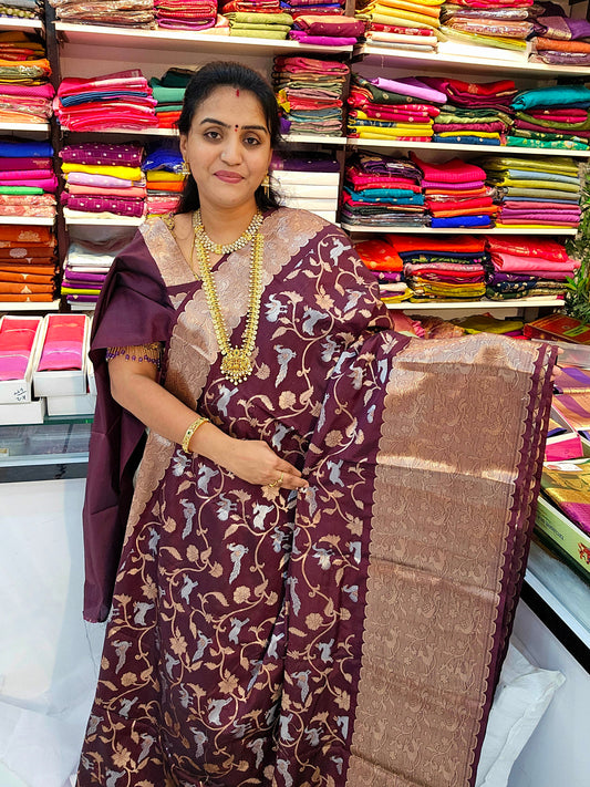 Saree un stiched blouse code SLS 670