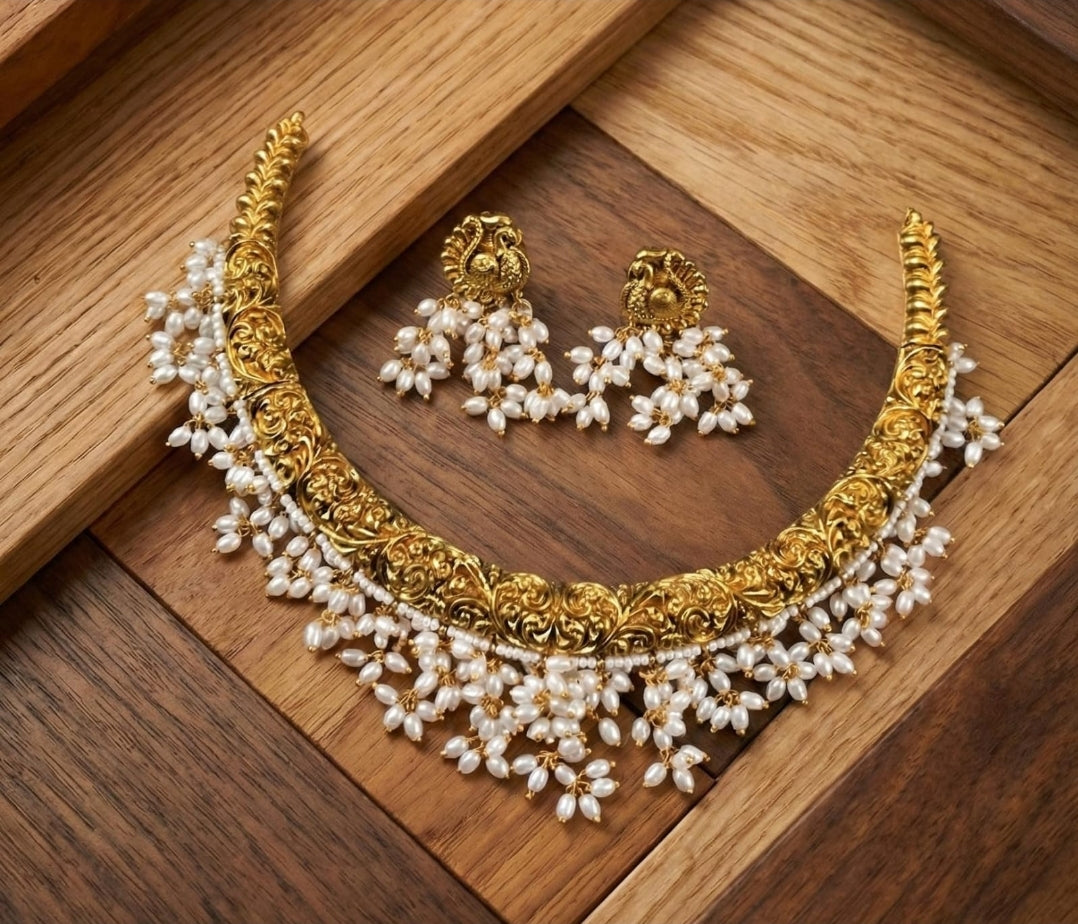 Neck set with earrings Code SLS 309 J