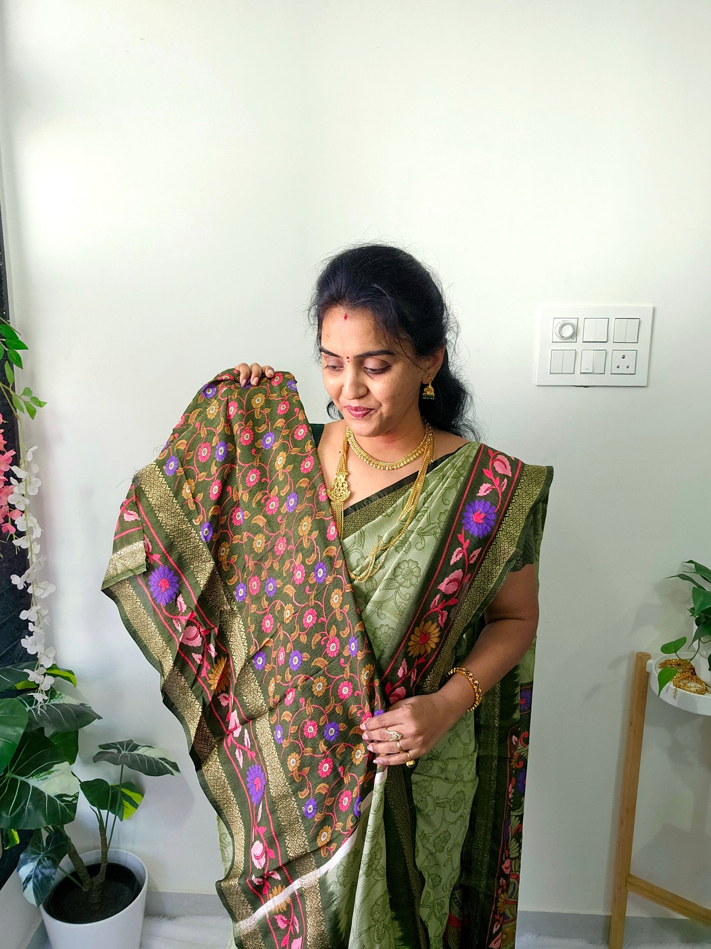 Saree un stiched blouse code  SLS 333