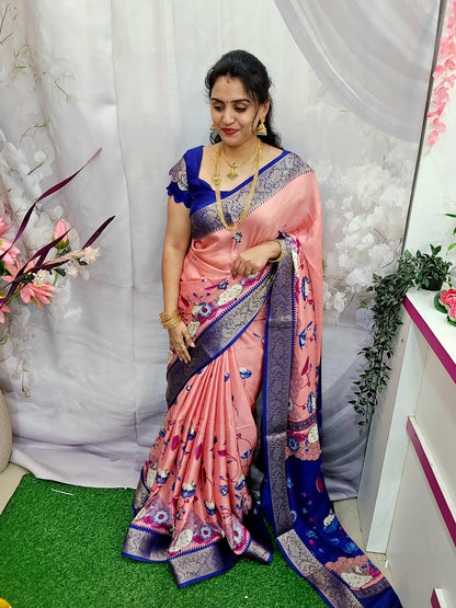 Saree un stiched blouse code SLS 426