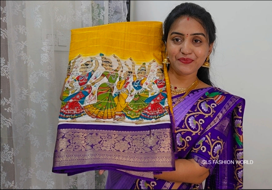 Saree un stiched blouse code SLS 556