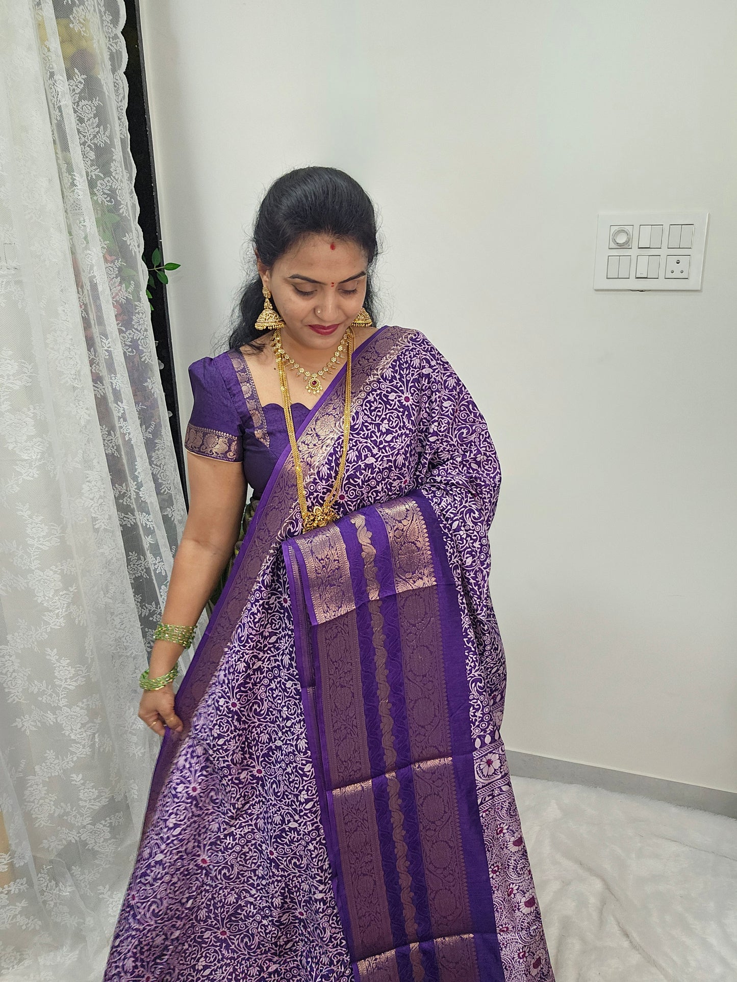 Saree un stiched blouse code SLS 483